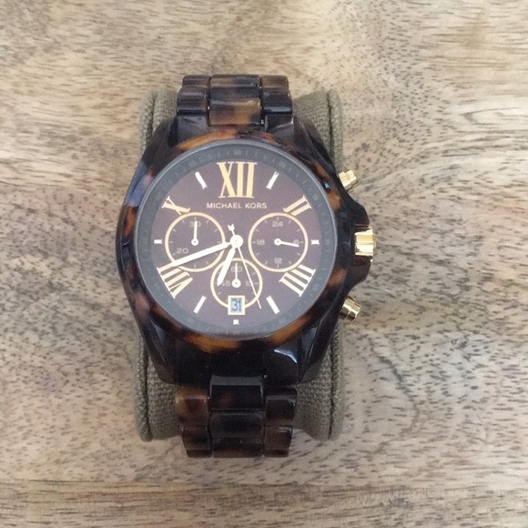 Michael Kors Accessories - Michael Kors Bradshaw Chronograph, Tortoise